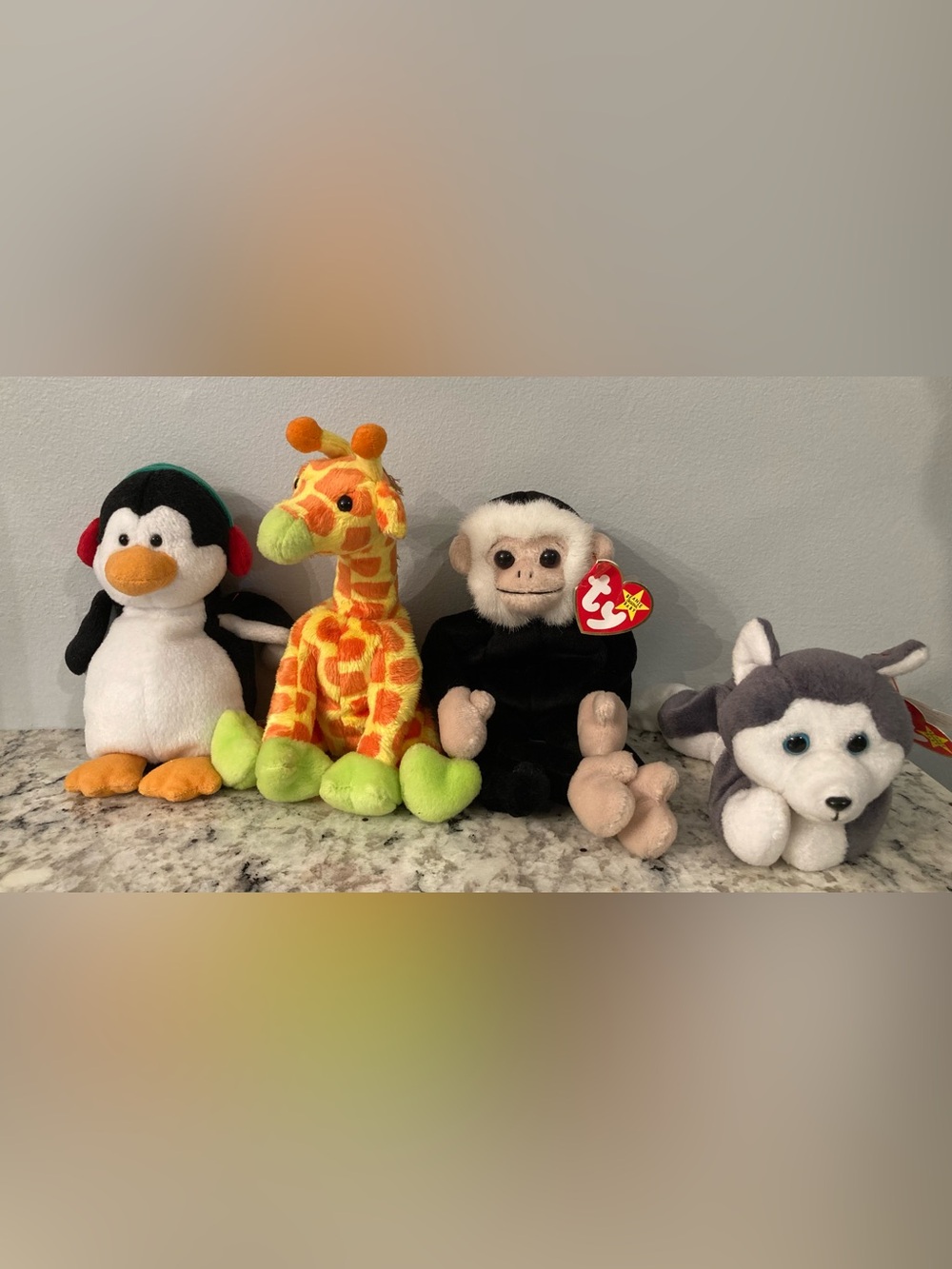 Retired ty Beanie Babies Lot of 4